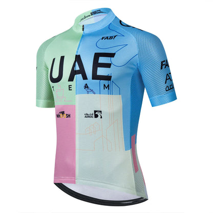2024 Uae Team Summer Ropa Ciclismo Cycling Jersey Sets Men's Mountain Bike Triathlon Quick-drying Breathable Bicycle Clothing