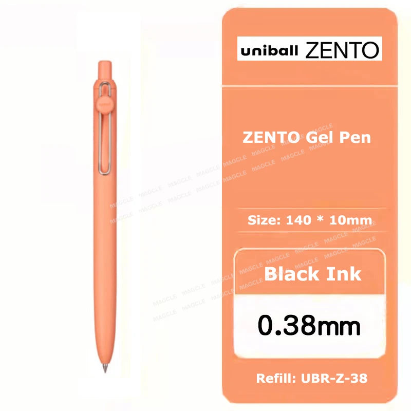 New Uniball Gel Ink Pen 0.5/0.38mm Multiple Colors Rod Smudge-Proof Fine Writing Without Fatigue Notes Journaling Drawing Tools