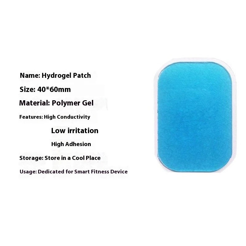 Abdominal muscle adhesive fitness belly pad water gel patch 40*60 EMS abdominal muscle trainer  replacement