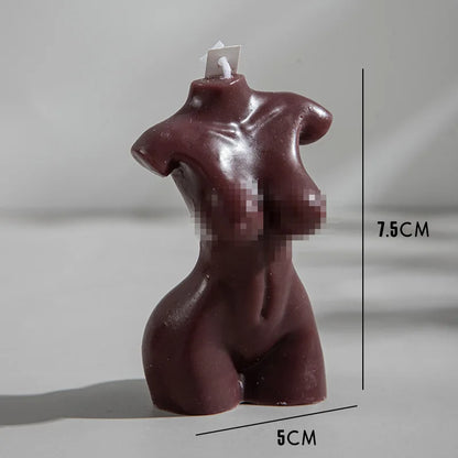 Creative Men and Women Body Aromatherapy Candles Handmade Candle Ornament Gift