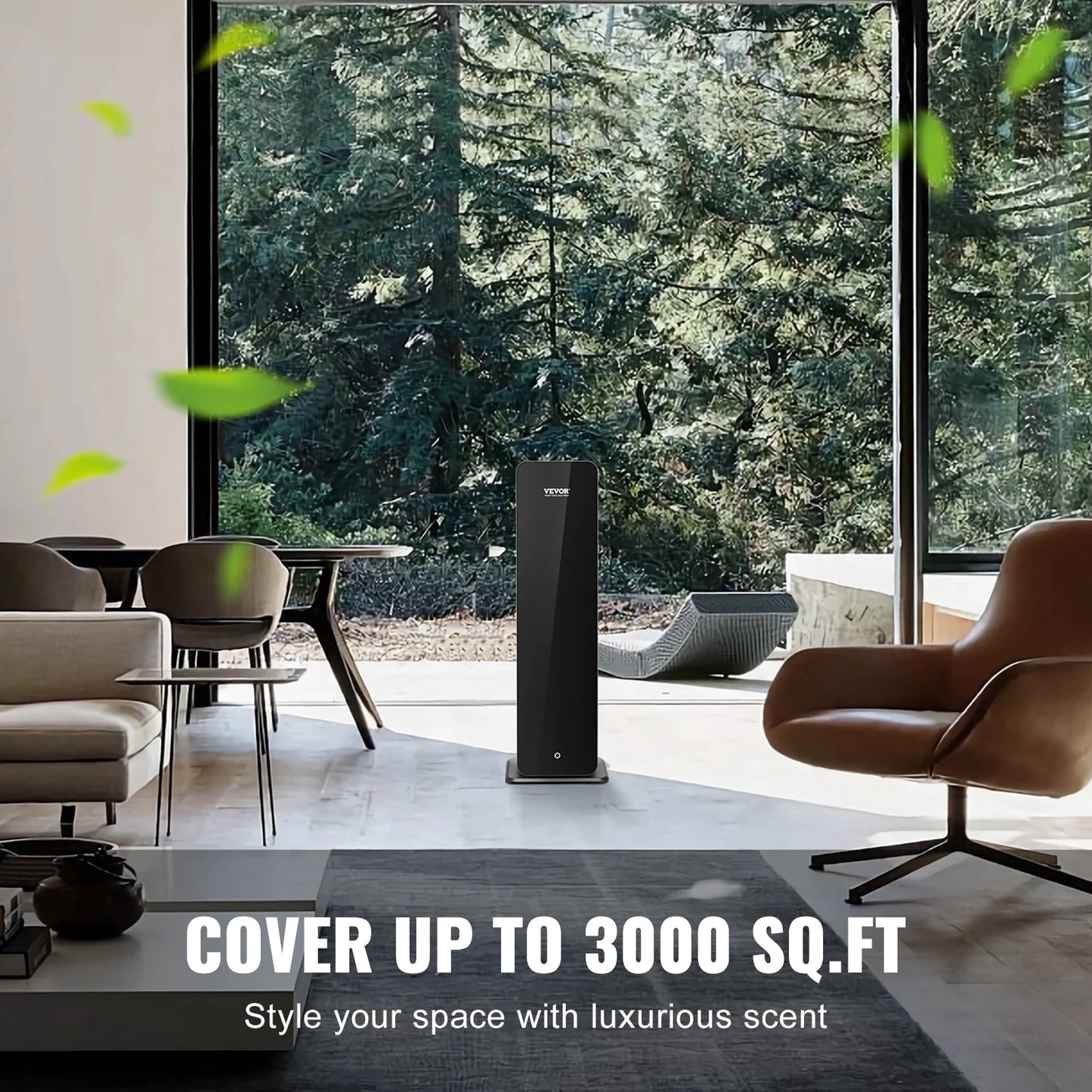SucceBuy Bluetooth Smart Cold Scent Air Diffuser 3000sq.ft Floor Standing Aromatherapy Machine for Large Room Office Hotel