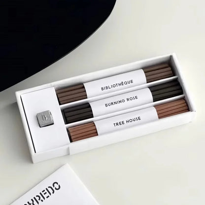 New Hot Byrode Thread Incense Limited Classic 60 Sticks Of Library Rose Indoor Aromatherapy Fireless Rattan Thread Incense Gift