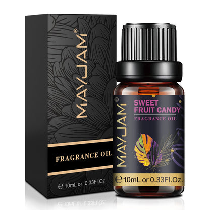 MAYJAM Fragrance Oil for Humidifier Diffuser Candle Making Vanilla Musk Dragons Blood Bubble Gum Sea Breeze Baby Powder Aroma