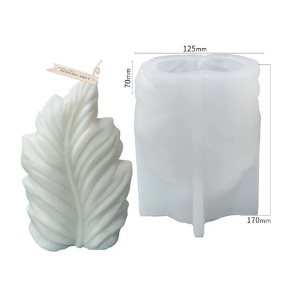 Large Geometric 3D Folding Fan Silicone Candle Mold Striped Origami Scallop Drip Glue Aromatherapy Soap Plaster Ice Cube Mould