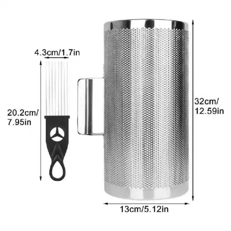 Stainless Steel Guiro Sound Therapy Relaxation Guiro Spiritual Healing Meditation Guiros Portable Percussion Musical Instruments