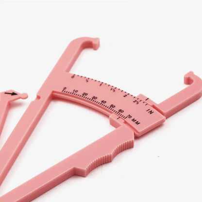 Body Fat Loss Tester Calculator Caliper Fitness Clip Fat Measurement Tool Slim Chart Skinfold Test Instrumen