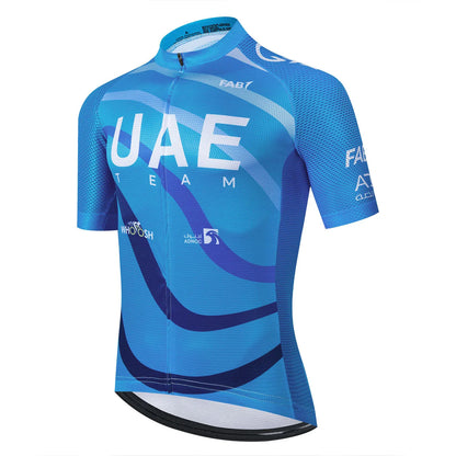 2024 Uae Team Summer Ropa Ciclismo Cycling Jersey Sets Men's Mountain Bike Triathlon Quick-drying Breathable Bicycle Clothing