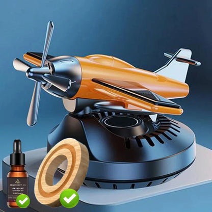 Solar Rotating Car Perfume Diffuser Car freshensers Helicopter Car Interior Decoration Accessories Aromatherapy With Perfume
