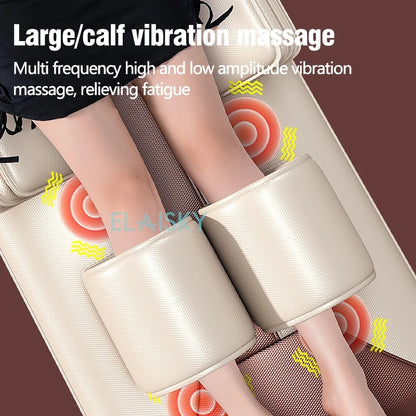 Electric Massage Mattress Airbag Kneading Vibrating Mat For Neck Back Leg Moxibustion Therapy Body Waist Relaxation Pain Relief