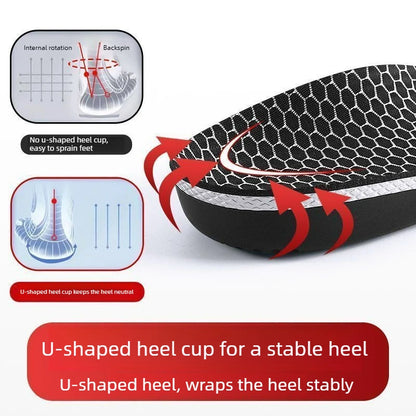Arch Support Unisex Sports Shock-Absorbing Insoles to Relieve Foot Pain and Fatigue, Graphene Antibacterial and Odor-Resistant