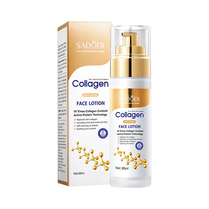 SADOER Collagen Facial Serum Face Lotion Moisturizing Face Emulsion Oil Control Water Anti Wrinkle Refreshing Facial Essence