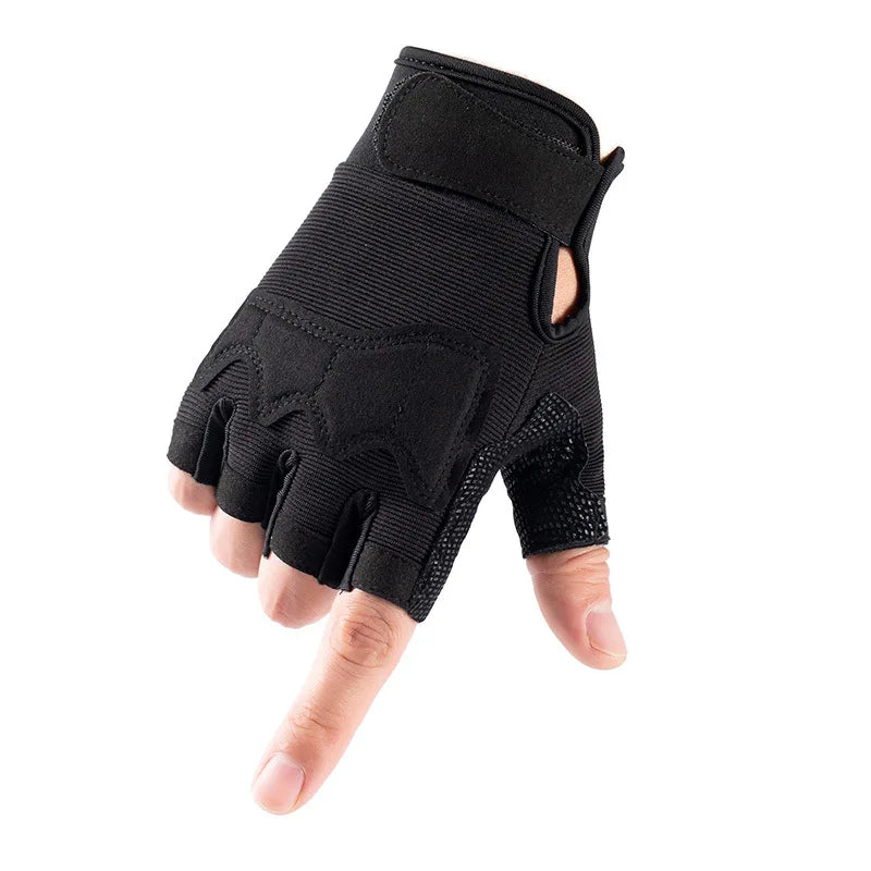 Men & WomenHalf Finger Cycling Gloves - Non-slip, durable tactical gloves for outdoor sports, training and fitness