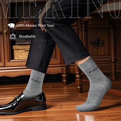 76% Merino Wool Socks Men Women Thin Lightweight Hiking Socks Merino Casual Dress Socks Moisture Wicking 2 Pairs Asian Size