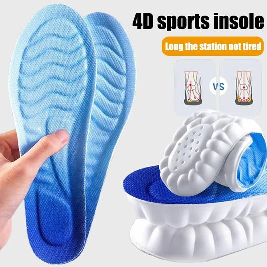 Sport Insoles Latex Memory Foam for Running Hiking Foot Support Shoe Pads Orthopedic Insole Anti-pain Deodorant Insert Cushion