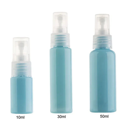 30PCS 10-50ML Colored Plastic Perfume Spray Bottle Fine Sprayer Refillable Travel Container Home Plants Aromatherapy Beauty Care