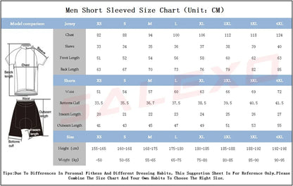 2024 Uae Team Summer Ropa Ciclismo Cycling Jersey Sets Men's Mountain Bike Triathlon Quick-drying Breathable Bicycle Clothing