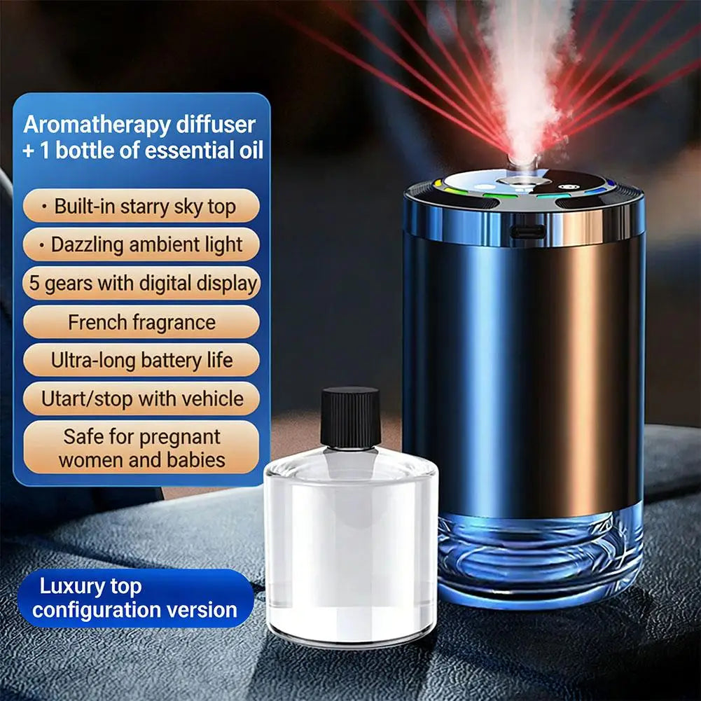 Car Electric Air Diffuser Aroma Car Air Vent Humidifier Mist Aromatherapy Removing Odor Eliminator Auto Tools
