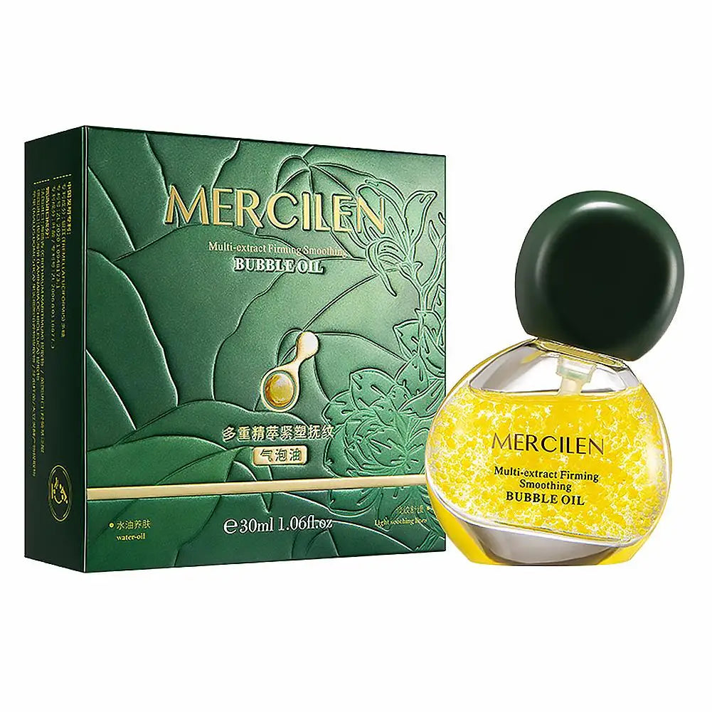 30ml Facial Supplements Skin Active Anti Aging Multi Premium Smoothing Bubble Oil Essence Elastic Delicate Face Serum Skincare