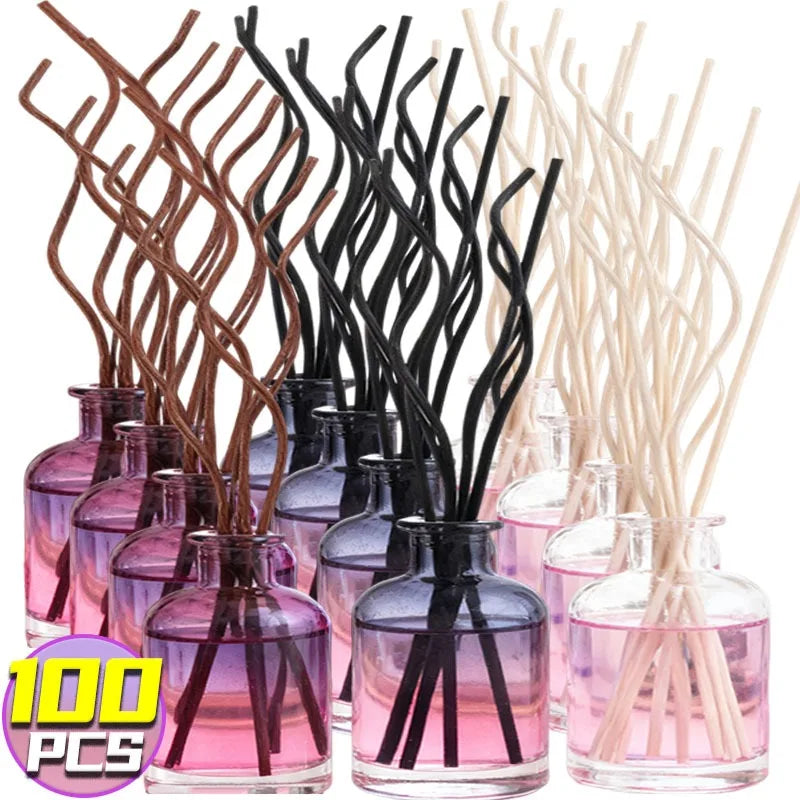 Wholesale Replacement Reed Diffuser Stick Aromatherapy Rattan Stick Fragrance Refill Rod DIY Handmade Air Freshener Strip Rattan