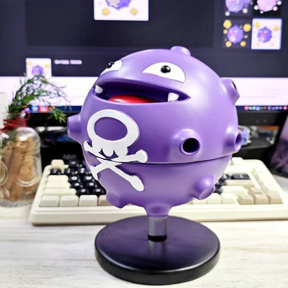 Anime Pokemon Mosquito Coil Tray Koffing Indoor Incense Holder Desktop Ashtray Holder Aromatherapy Sandalwood Plate Holder Decor