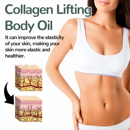 100g Collagen Firming Body Oil Deep Hydration Firming Excess Fat Whole Body Skin Improve Elasticity Massage Essential Oil