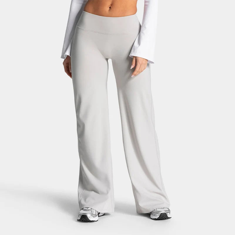 Charming Pro Scrunch Straight Leg Pants Butt Lifting Wide Leg Sweatpants Fitness Jogging Yoga Gym Push Up Women Baggy Leggings