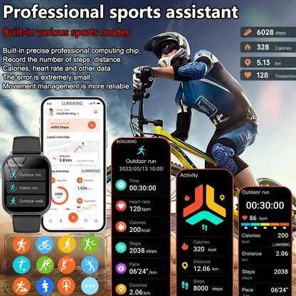 2026 New Bip 6 Pro Smart Watch Men Sports Fitness Heart Rate GPS Track IP68 Waterproof Bluetooth Call Sleep Smartwatches Women