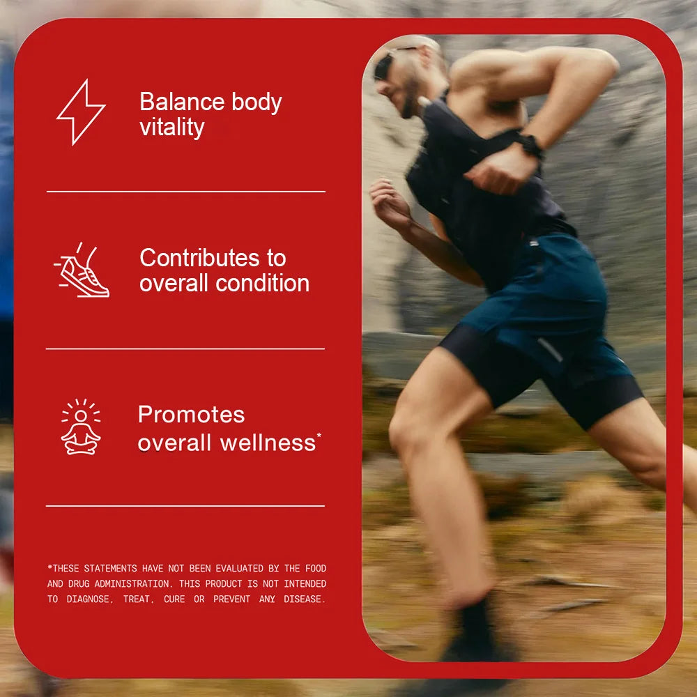 Panax Ginseng Root Capsules - Ashwagandha Extract Supplement,Provides Energy, Muscle Strength for Adults