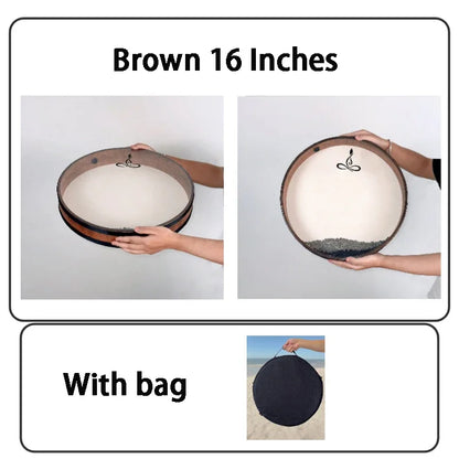 Wave Drum Sound Healing Professional Yoga Meditation Sheepskin Drums Spiritual Relaxation Massage Tambourine Musical Instrument