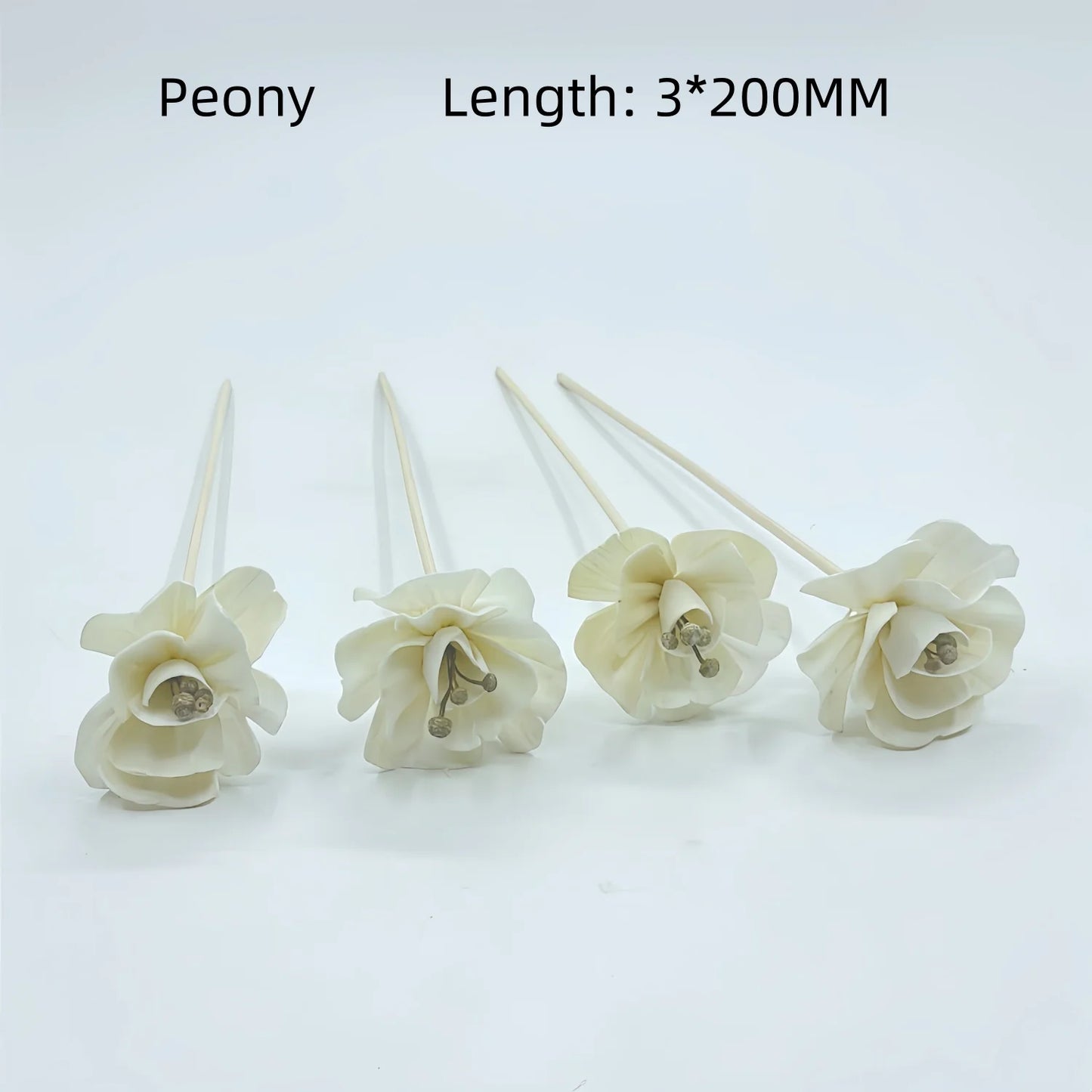 Natural Tongcao Diffuser Flowers 20cm 4 Pieces Rattan Diffuser Sticks for Aromatherapy Bottles Replacement Diffuser Sticks Aromatherapy Decorative Flowers for Essential Oil Bottles Home Decoration