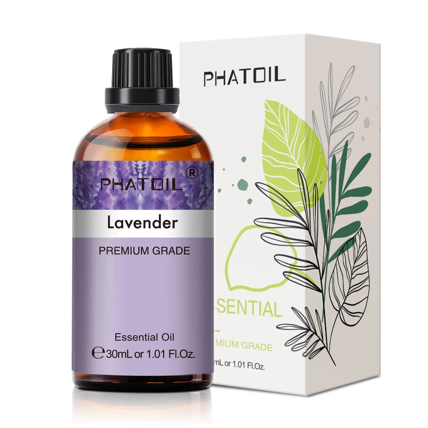 PHATOIL Reed Diffuser Essential Oil For Aromatherapy-30ml Lavender Lemon Eucalyptus Sweet Orange Sandalwood Aroma Essential Oils