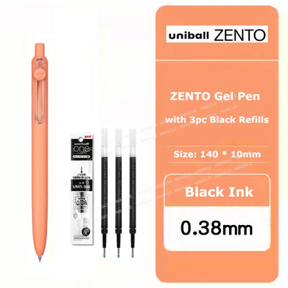 New Uniball Gel Ink Pen 0.5/0.38mm Multiple Colors Rod Smudge-Proof Fine Writing Without Fatigue Notes Journaling Drawing Tools
