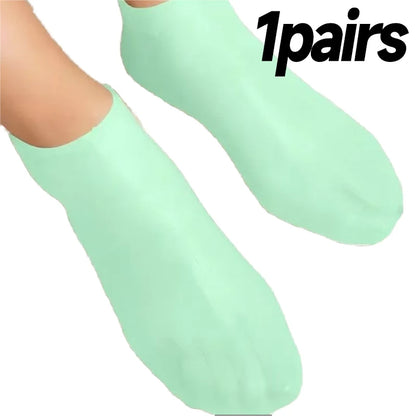 1/5/10Pairs Silicone Moisturizing Foot Socks Spa Tools Reusable Gel Stocking Protective Cover Anti Cracking Dead Skin Foot Care