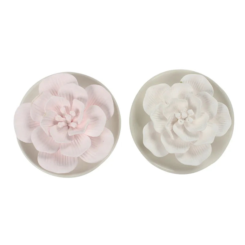 Exquisite Handmade Ceramic Flower Diffuser for Aromatherapy and Decoration