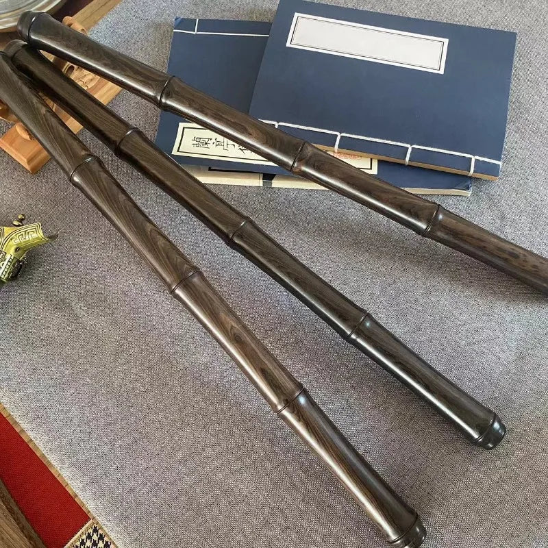 45CM Red Light Sandalwood Bamboo Stick Martial Arts Fitness Sandalwood Short Stick
