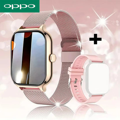 OPPO H9 Pro Sports Smart Watch Fitness Clock Health Monitor Waterproof Smartwatch Wireless Call Watches for Men Women IOS