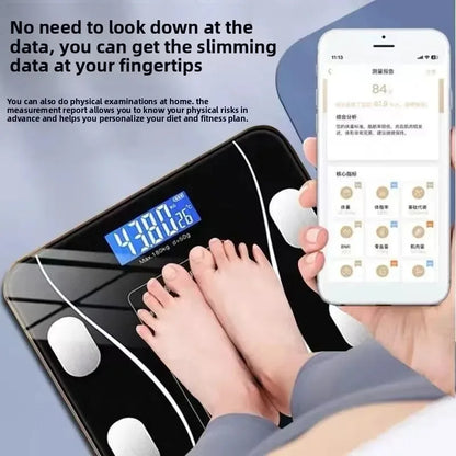 Intelligent body fat scale Weight loss special electronic scale Weight scale Household accurate small body scale Weight
