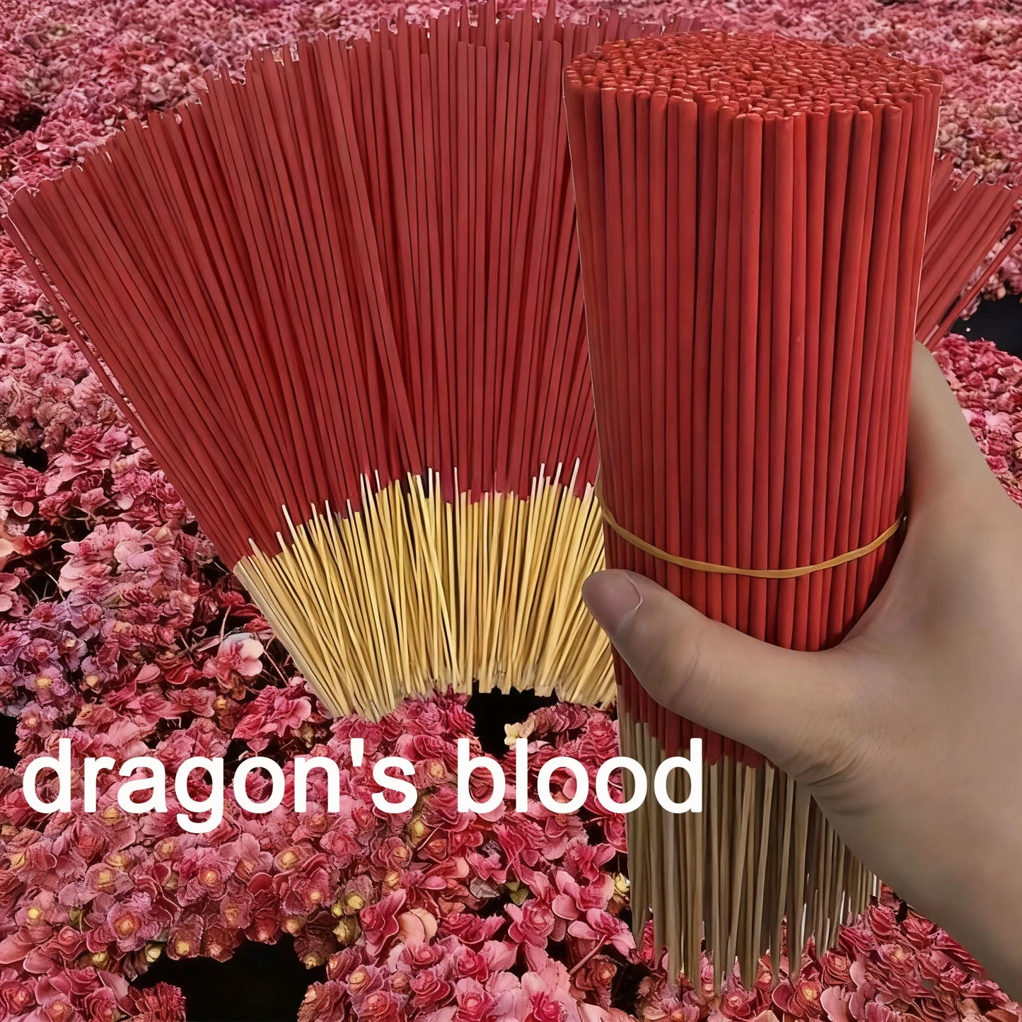 Red Dragon Blood Incense Sticks, 25/105/205/405/705 Sticks, Natural Four-Season Dragon Blood High Quality, Suitable for Home Air Purification, Relaxing Fragrance, Yoga, Office, Tea Room - Perfect for Halloween, Christmas, Eas