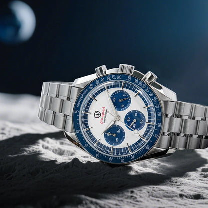 New Mechanical Quartz Watches VK63 Chronograph Sports Watches Bubble Sapphire Ar Waterproof Luminous Watches