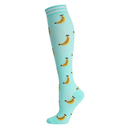 Compression Socks Sports Outdoor Running Jump Rope Yoga UNISEX Calf Pressure Socks Stockings Compress Nylon