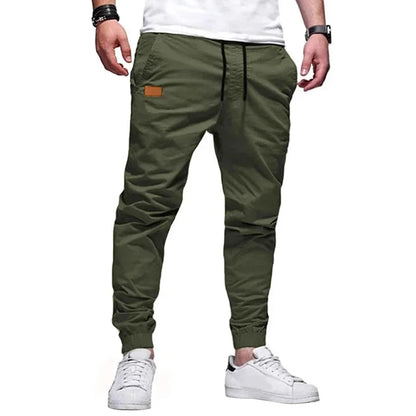 Men Casual Cargo Pants Elastic Sport Jogging Sweatpants Breathable Gym Running Trousers Fitness Joggers Man Clothing Streetwear