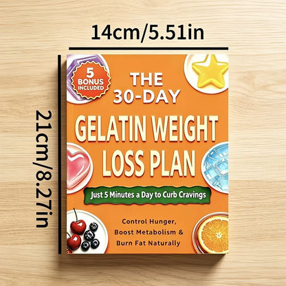 30-Day Gel Protein Weight Loss Plan: Just 5 Minutes a Day to Suppress Appetite, Control Hunger, Boost Metabolism