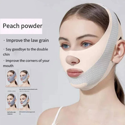 Face-Lift With Sleep Face V Shaper Facial Slimming Bandage Relaxation Shape Lift Reduce Double Chin Face Thining Band Massage