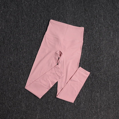 TRY TO BN Sports Leggings Yoga Women Fitness Pant High Waist Leggings Push Up Elastic Workout Running Training Tight Gym Clothes