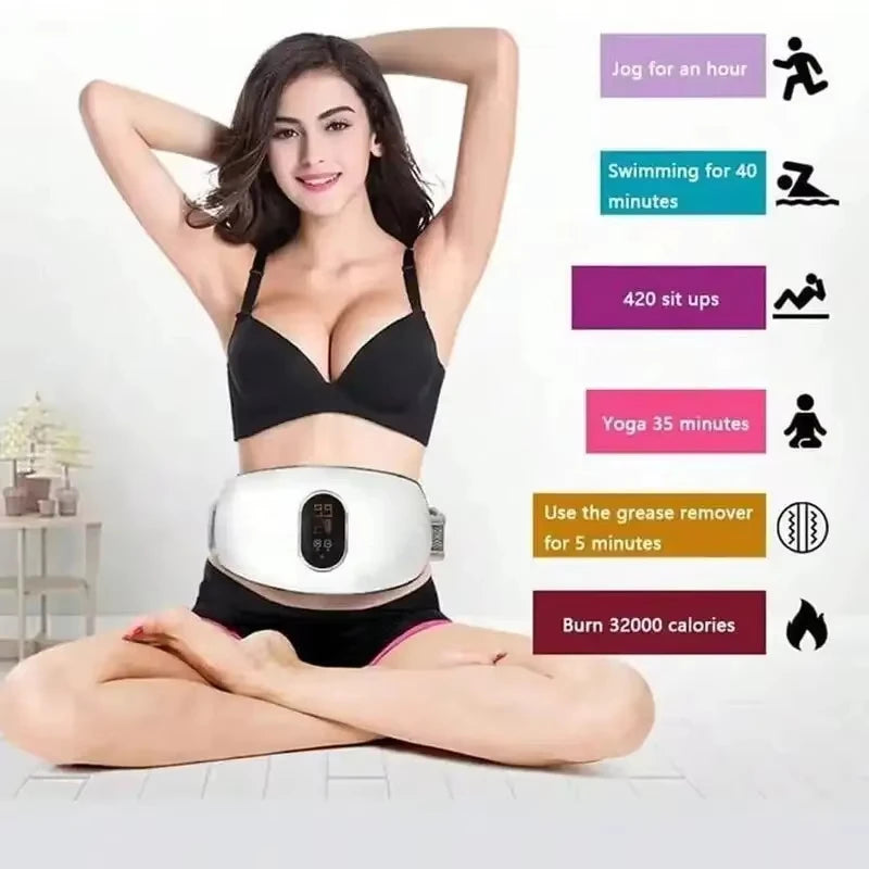 2026 Electric Slimming Machine Weight Loss Lazy Big Belly Body Thin Fat Burning Abdominal Massage Body Shaping Massager