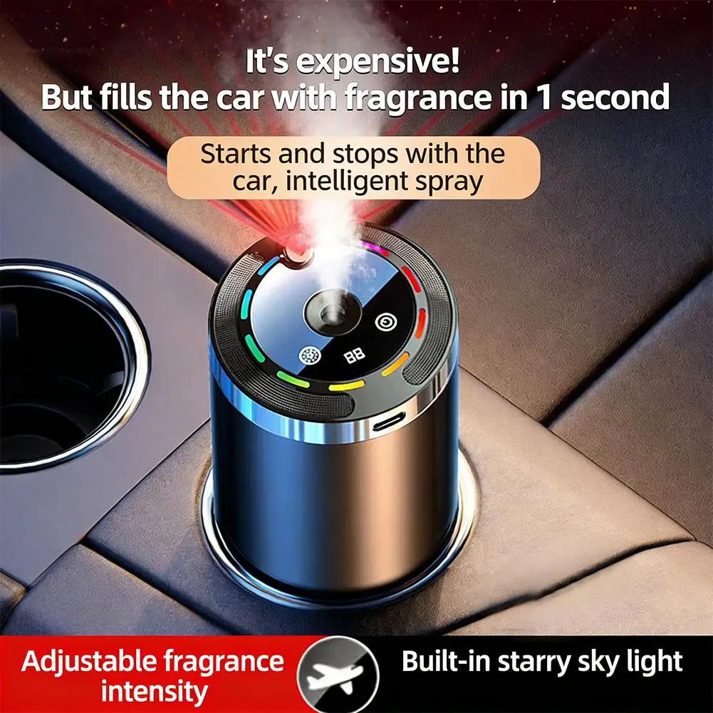 Car Electric Air Diffuser Aroma Car Air Vent Humidifier Mist Aromatherapy Removing Odor Eliminator Auto Tools