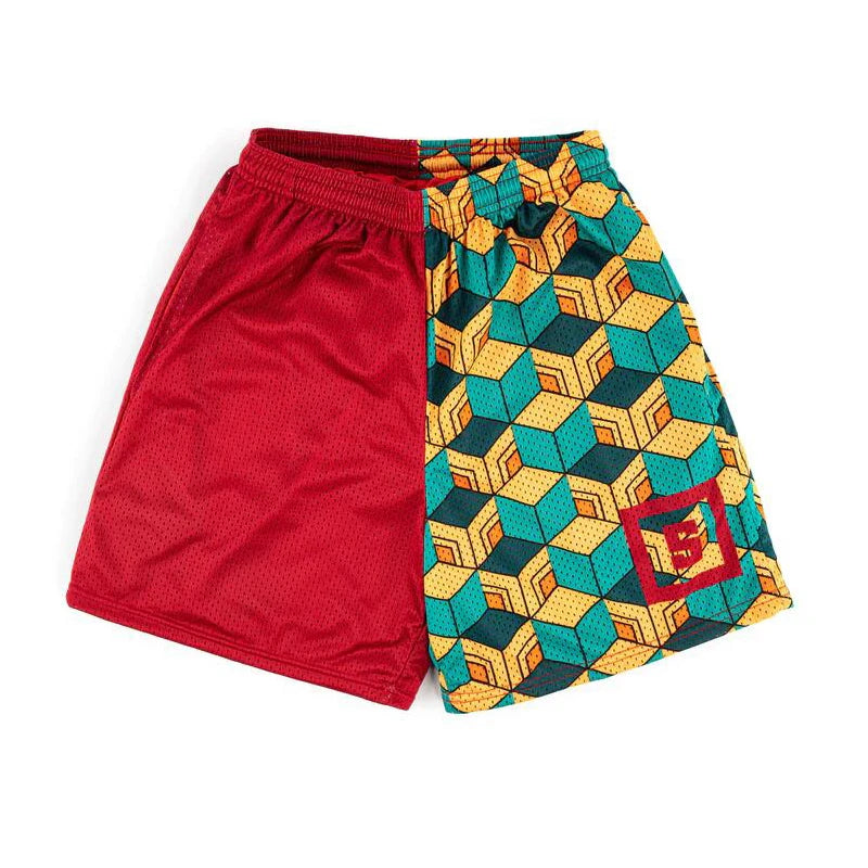 Anime Shorts Men Devil Fruit Manga Sports Shorts to Gym Fitness 3D Print Bermuda Masculina Quick Dry Mesh Oversized Board Shorts