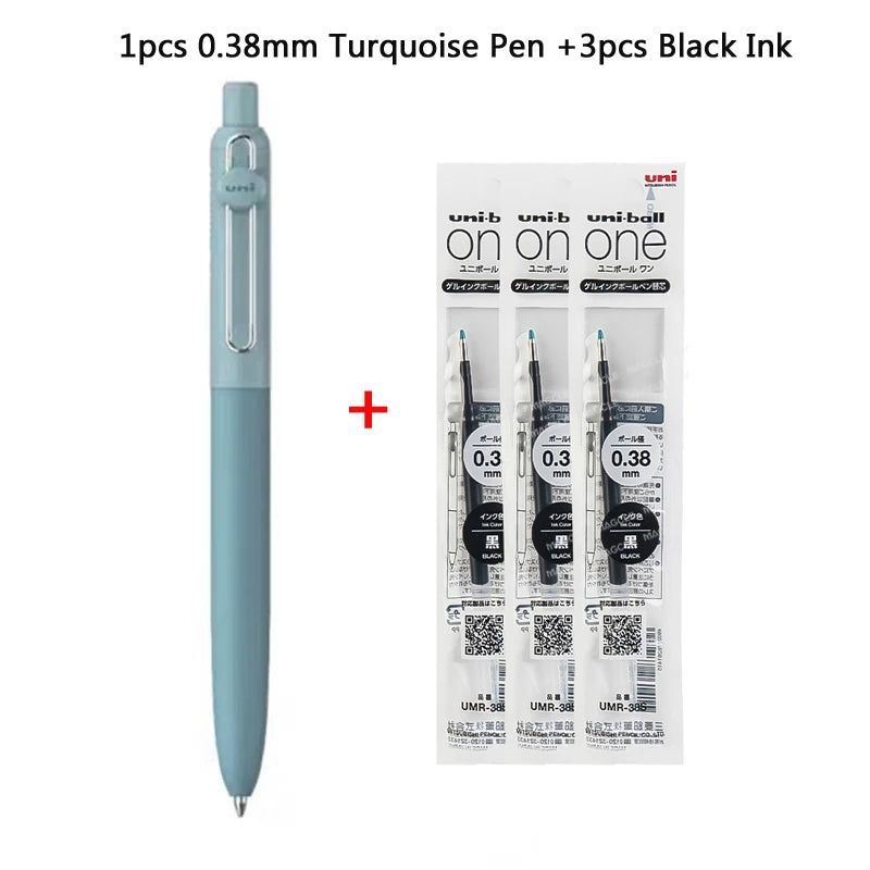 New Uniball Gel Ink Pen 0.5/0.38mm Multiple Colors Rod Smudge-Proof Fine Writing Without Fatigue Notes Journaling Drawing Tools