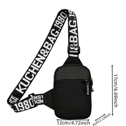 Chest Pack Fitness Yoga Outdoor Mini  Men Sports Running Bear Printing Series Fashion Chest Bag for Women for Men