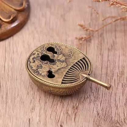Mini Buddhist Utensils Incense Burner Lotus Incense Censer,Family Tea Room Incense Burner Office Home Decoration